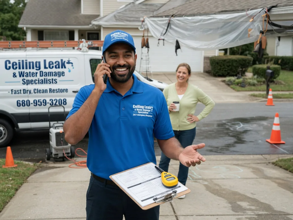 Ceiling Leak Cleanup Darden, TN FAQs